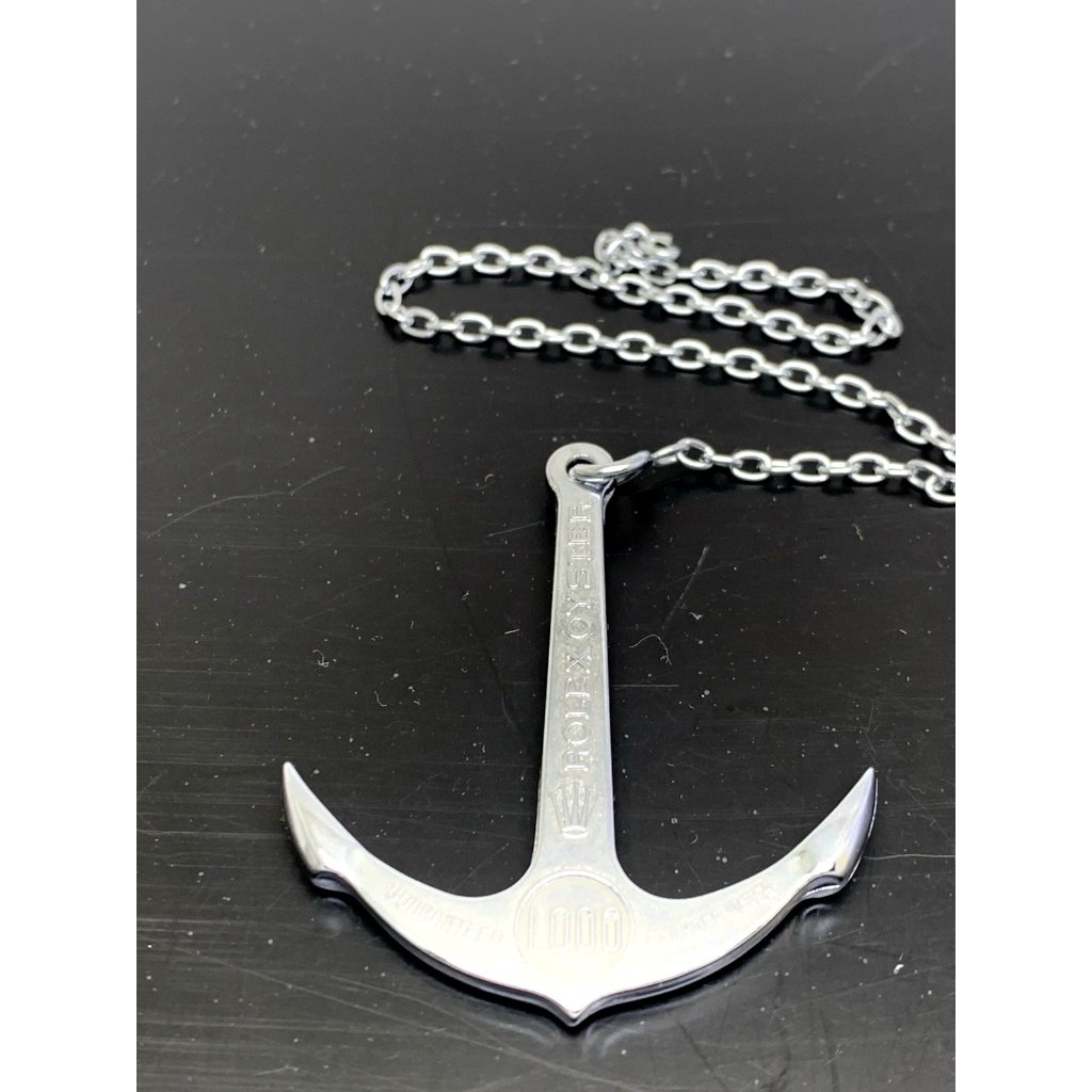 rolex submariner anchor charm 1000 ft 300 meters oyster vintage stainless steel